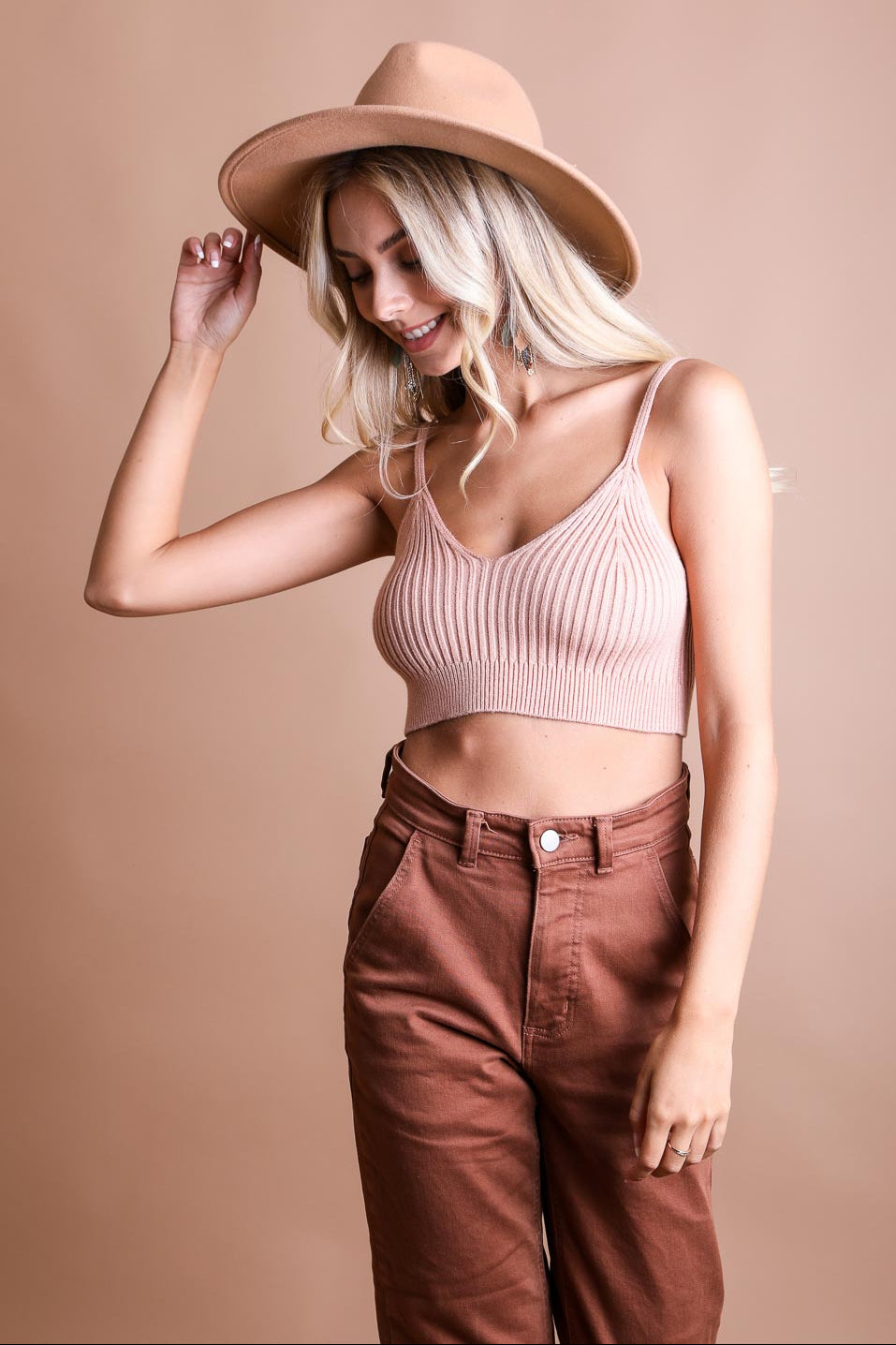 Rib Knit Lounge Brami - NeoKira Unlimited