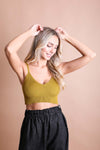 Rib Knit Lounge Brami Bralette Leto Collection   