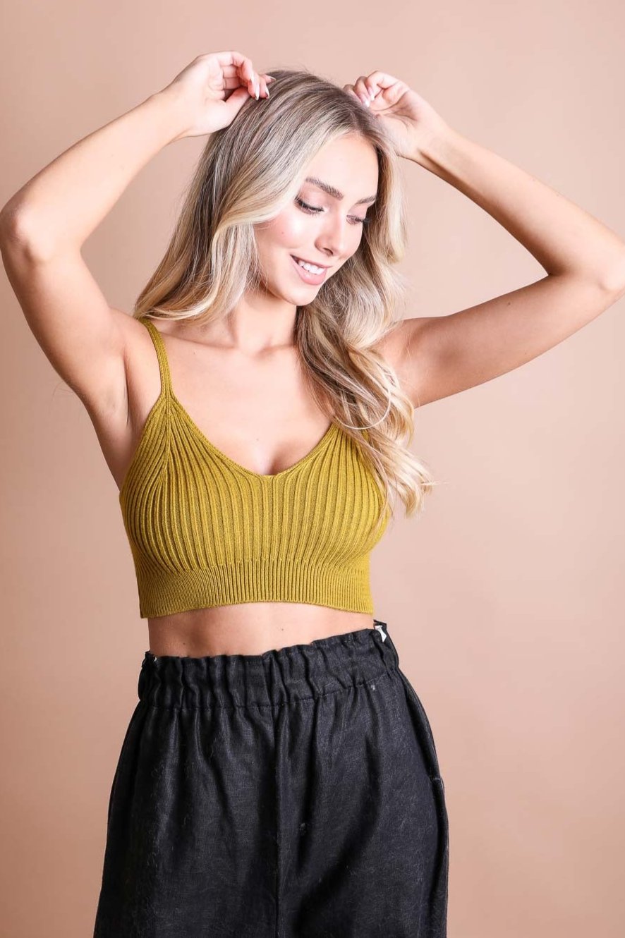 Rib Knit Lounge Brami - NeoKira Unlimited