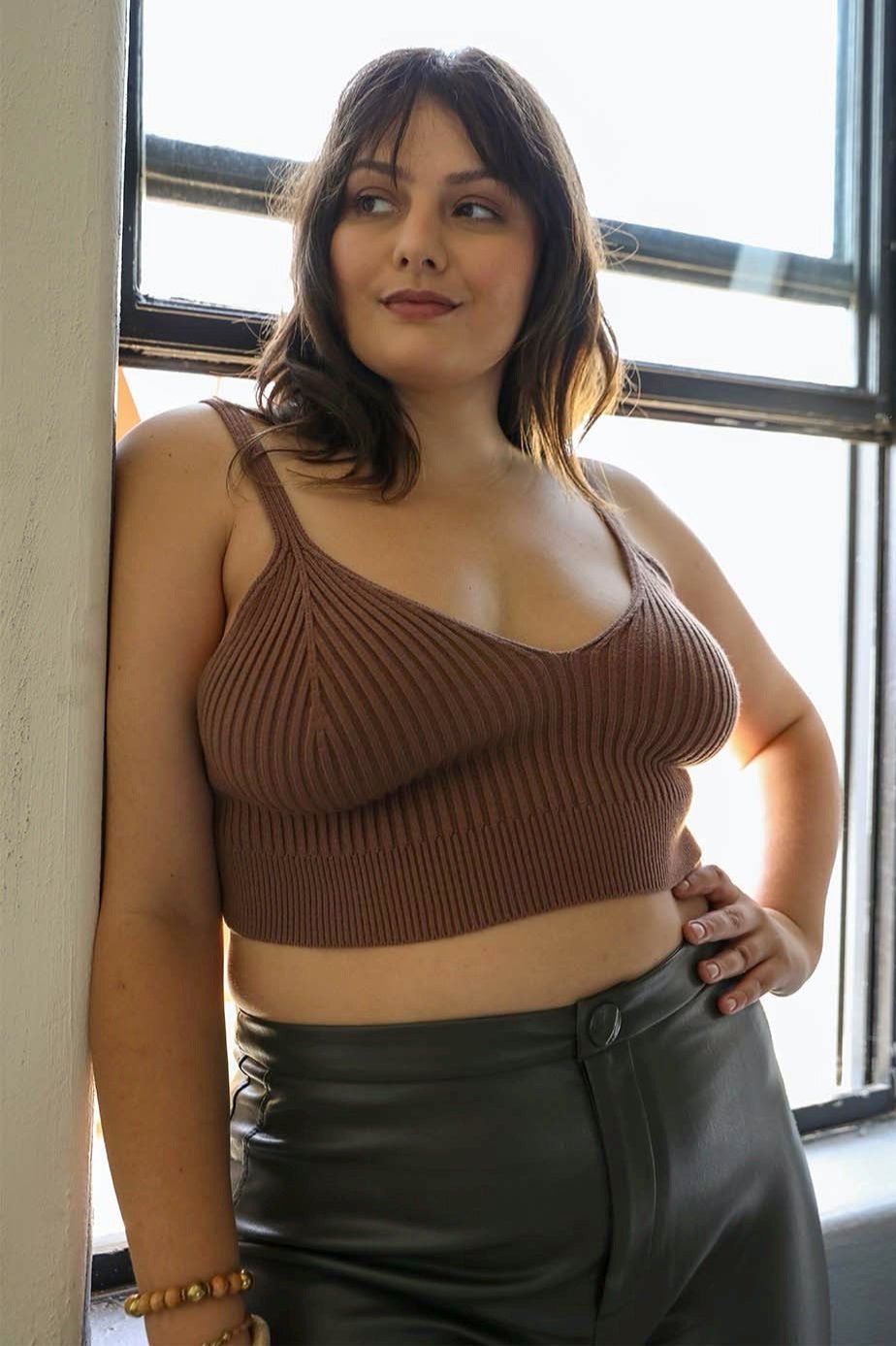 Rib Knit Lounge Brami - NeoKira Unlimited