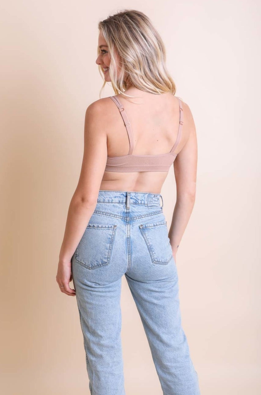 Ribbed Keyhole Bralette - NeoKira Unlimited