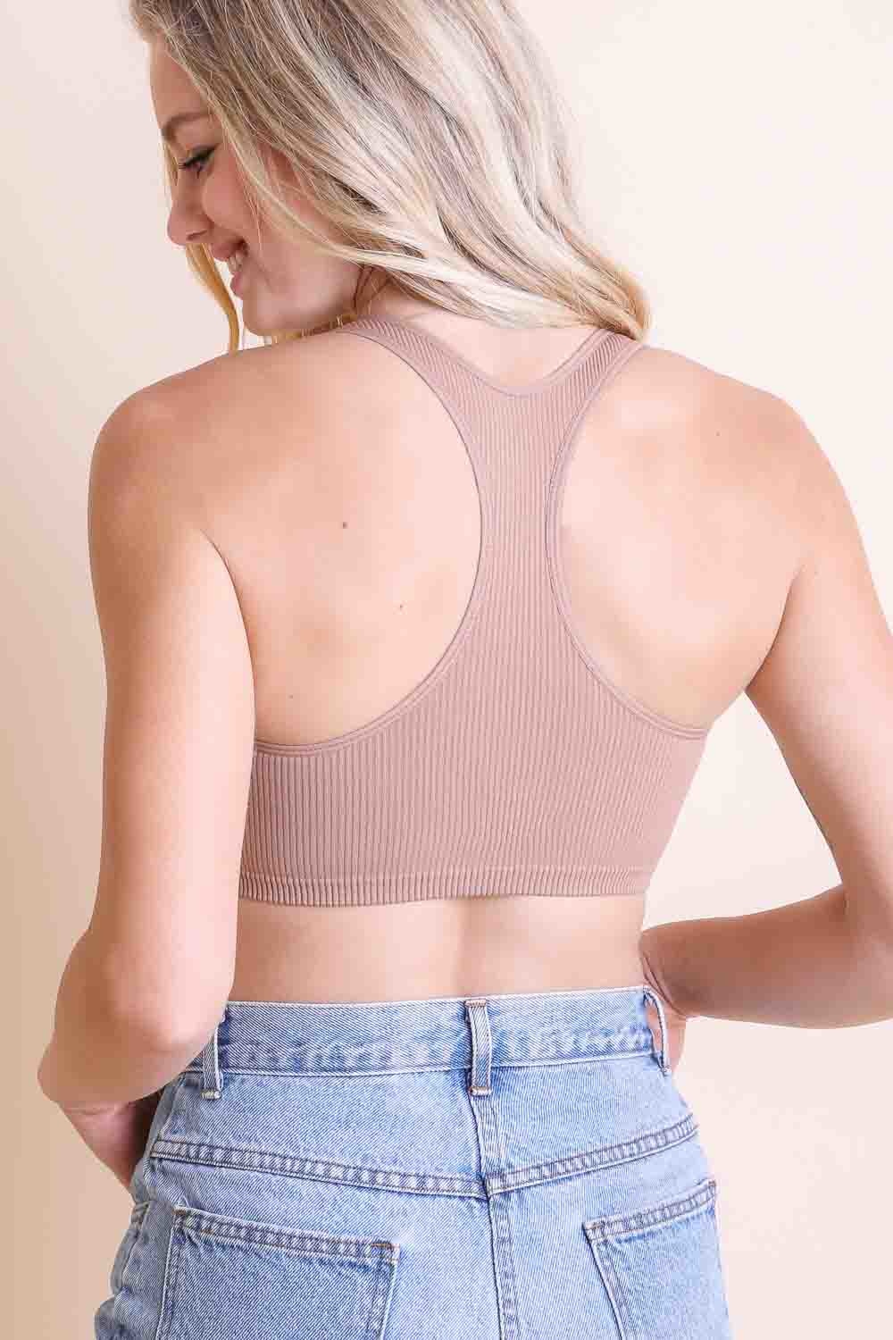 Ribbed Racerback Bralette - NeoKira Unlimited