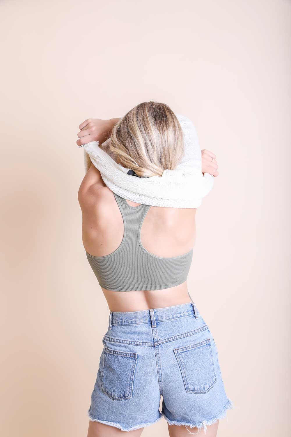 Ribbed Racerback Bralette - NeoKira Unlimited