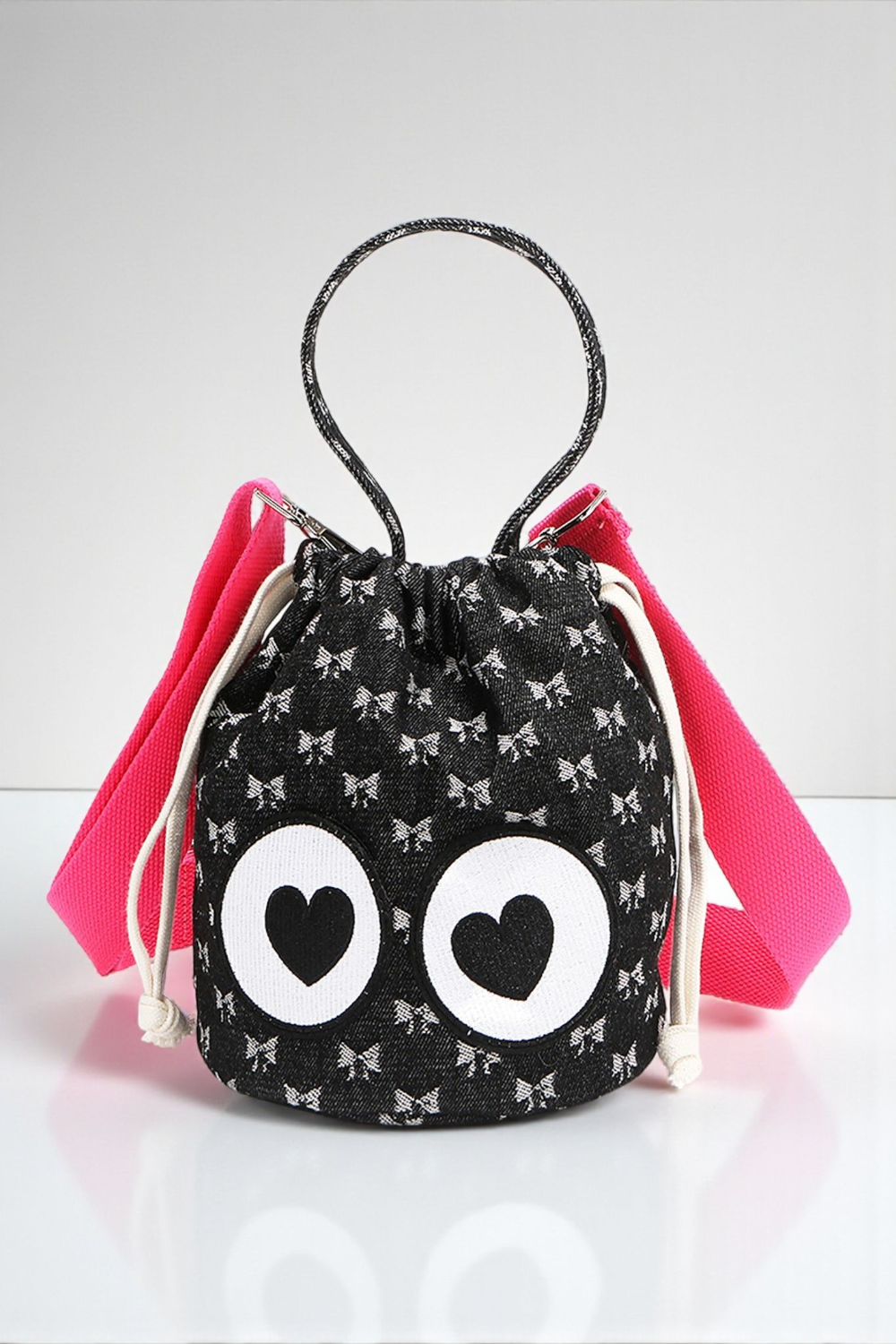 Nicole Lee USA Drawstring Bucket Bag – Canvas Shoulder & Crossbody - NeoKira Unlimited