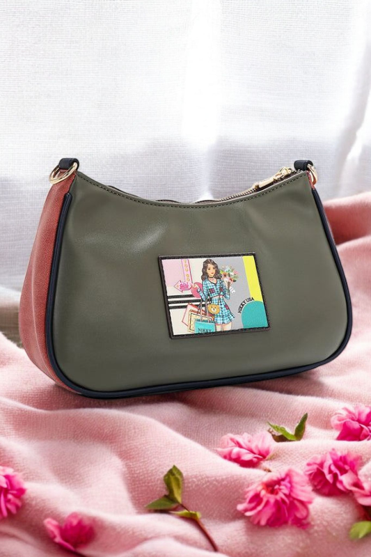 Nicole Lee USA Crescent Shaped Crossbody Bag - NeoKira Unlimited