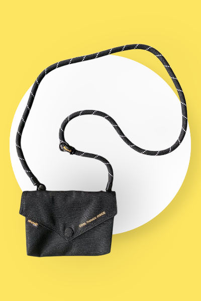 Himawari Solid Color Envelope Shape Crossbody Bag with Removable Strap - NeoKira Unlimited