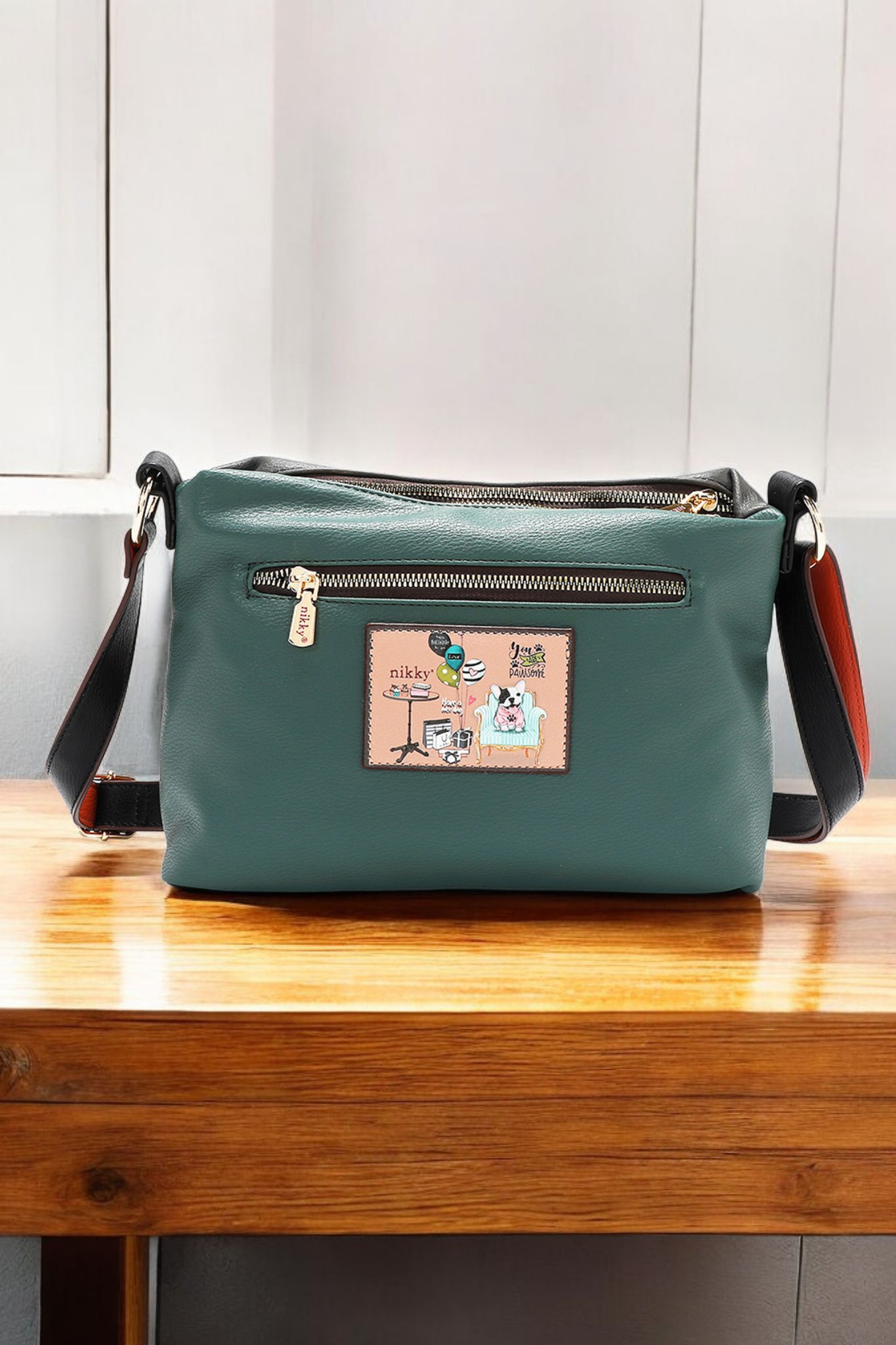 Nicole Lee USA Eco-Leather Adjustable Strap Crossbody Bag - NeoKira Unlimited