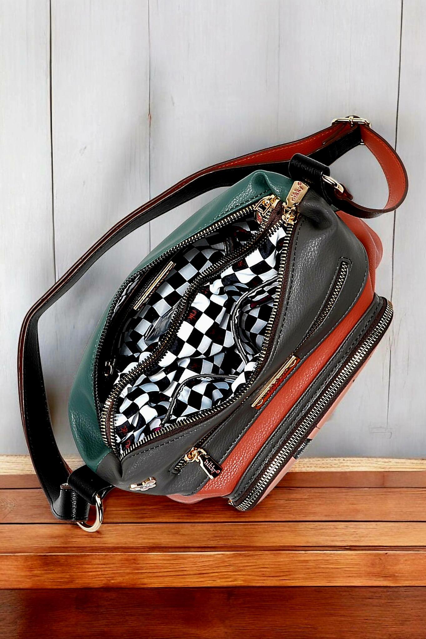 Nicole Lee USA Eco-Leather Adjustable Strap Crossbody Bag - NeoKira Unlimited