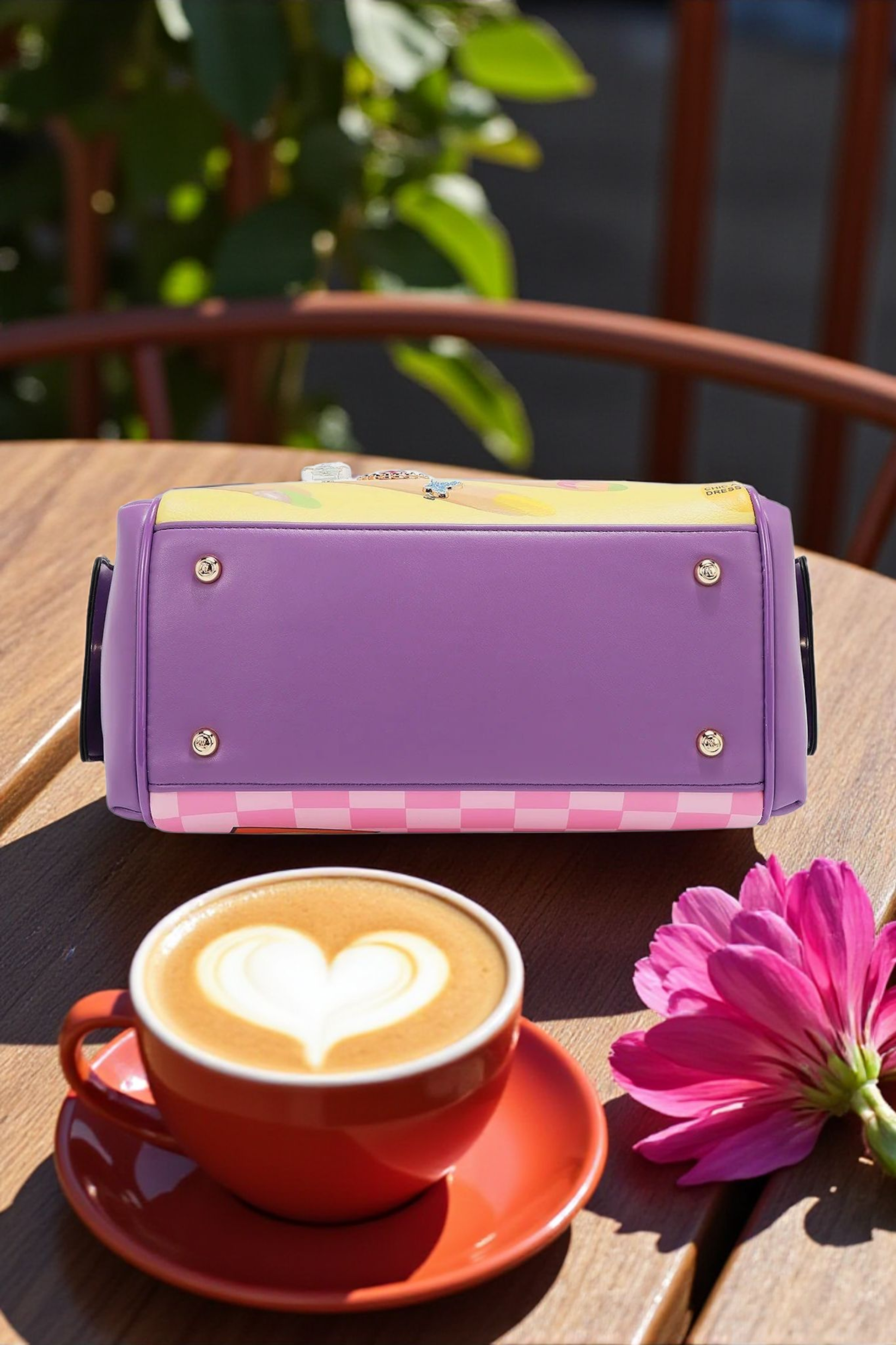 Nicole Lee USA Nail Polish Vegan Leather Handbag Pastel Chic - NeoKira Unlimited