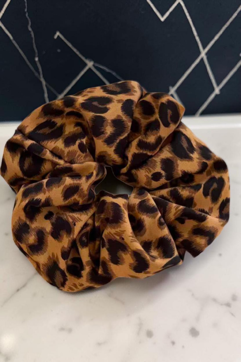 Leopard Print Scrunchies – Wild Animal Hair Rings - NeoKira Unlimited
