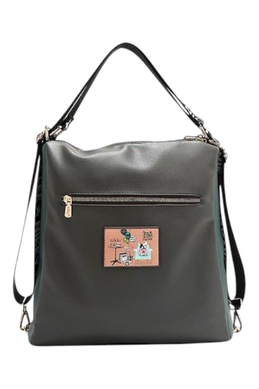 Nicole Lee USA Multifunction Adjustable Strap Eco-Leather Backpack - NeoKira Unlimited