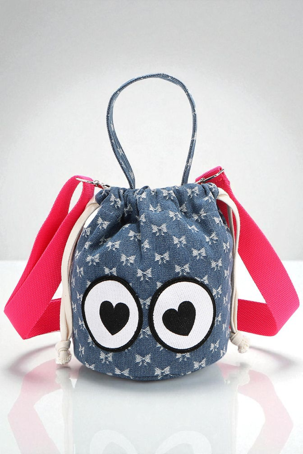 Nicole Lee USA Drawstring Bucket Bag – Canvas Shoulder & Crossbody - NeoKira Unlimited