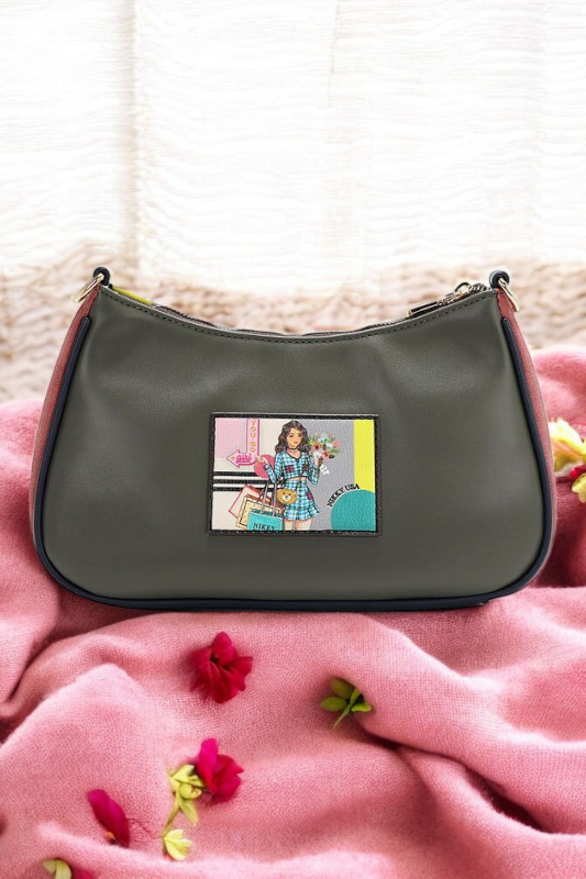 Nicole Lee USA Crescent Shaped Crossbody Bag - NeoKira Unlimited