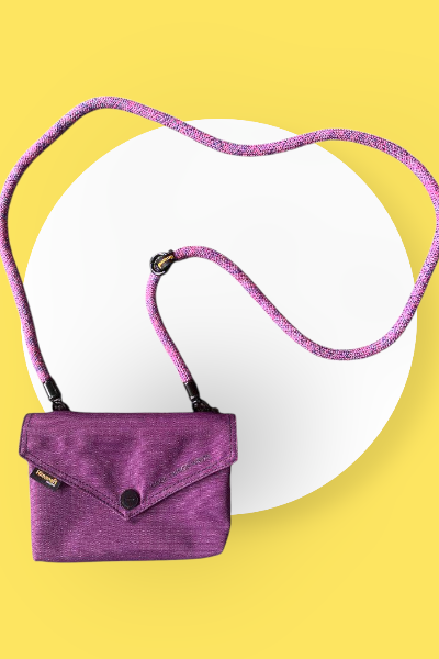 Himawari Solid Color Envelope Shape Crossbody Bag with Removable Strap - NeoKira Unlimited