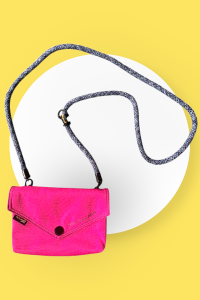 Himawari Solid Color Envelope Shape Crossbody Bag with Removable Strap - NeoKira Unlimited