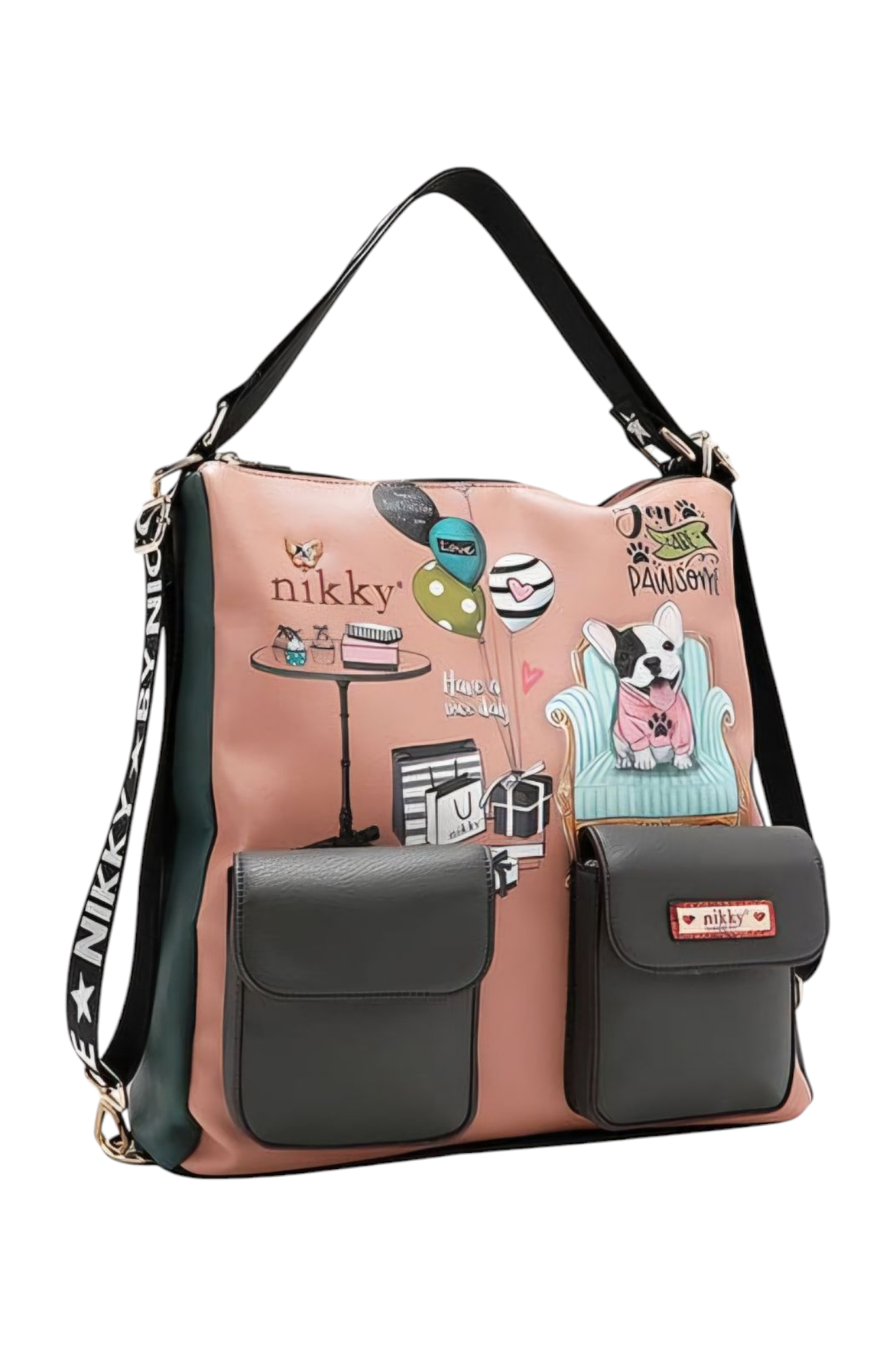 Nicole Lee USA Multifunction Adjustable Strap Eco-Leather Backpack - NeoKira Unlimited