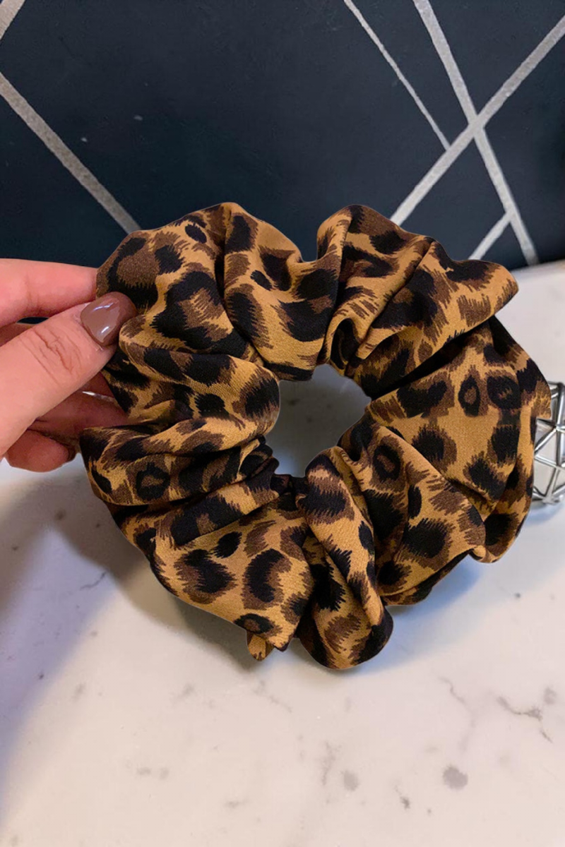 Leopard Print Scrunchies – Wild Animal Hair Rings - NeoKira Unlimited