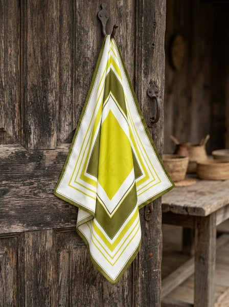 Minimal Square Frame Printed Multi-use Scarf for Women - NeoKira Unlimited