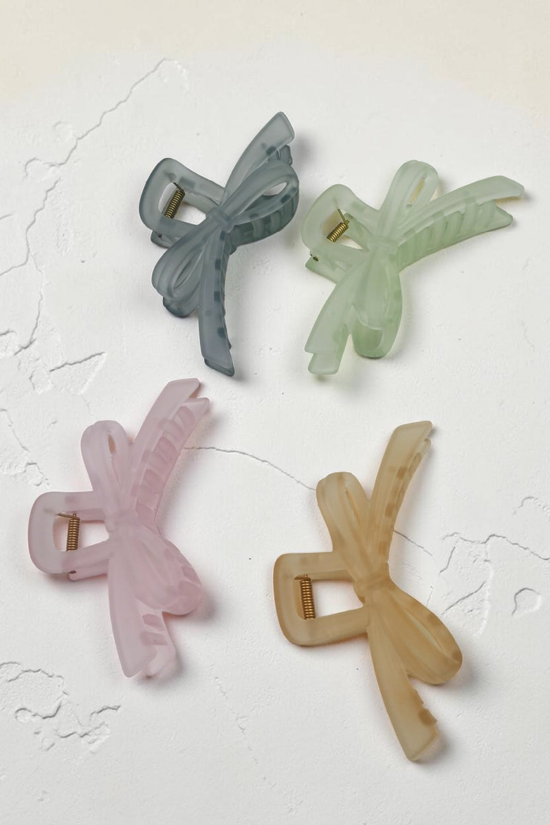 Solid Bow Hair Clip – Everyday Style Accent - NeoKira Unlimited