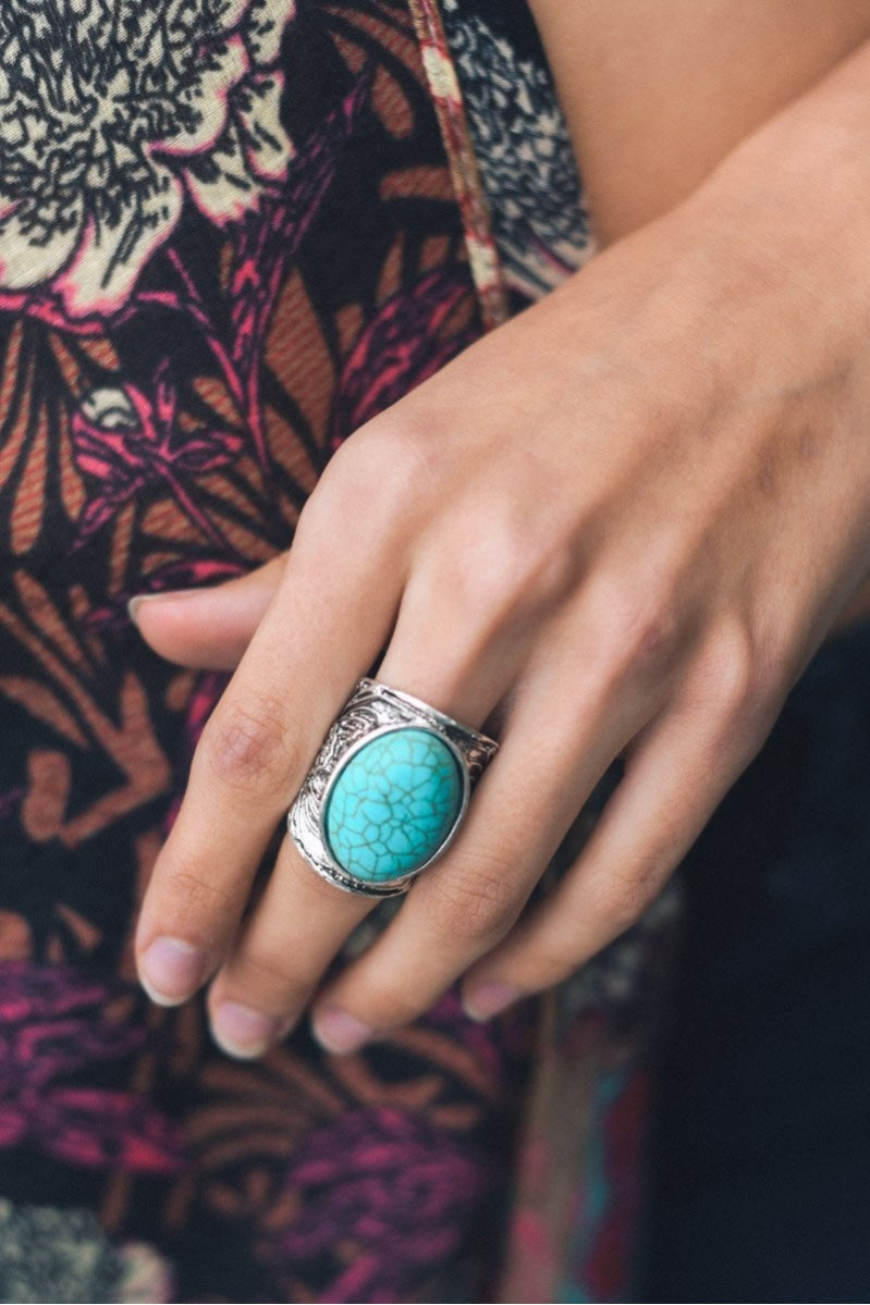Robin's Egg Turquoise Ring - NeoKira Unlimited