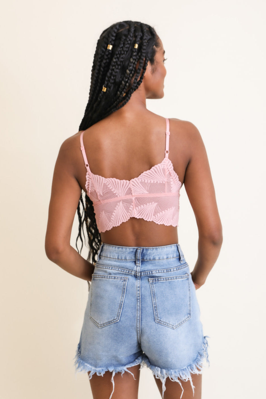Romantic Lace Scallop Bralette - NeoKira Unlimited