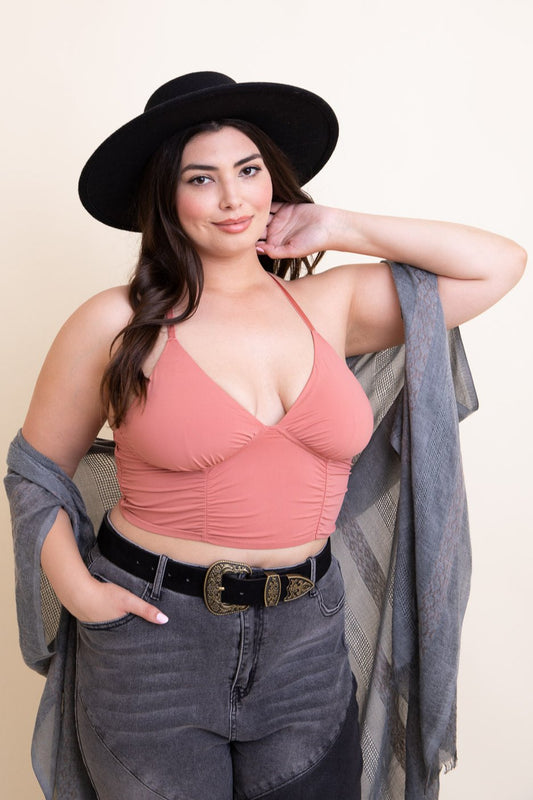 Ruched Bralette Plus - NeoKira Unlimited