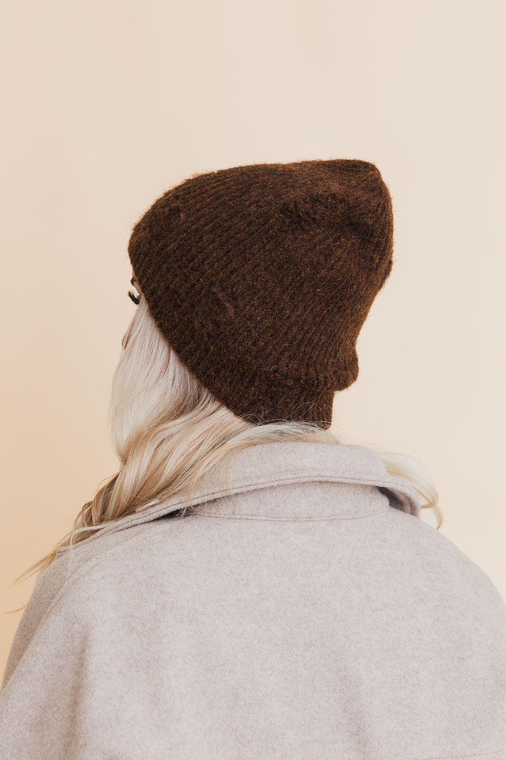 Rugged Edge Distressed Knit Beanie Beanies Leto Collection   