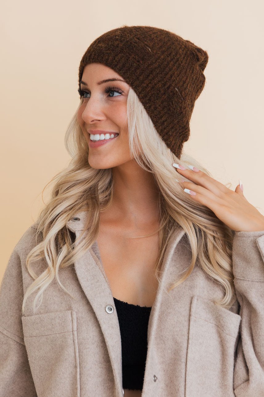 Rugged Edge Distressed Knit Beanie - NeoKira Unlimited