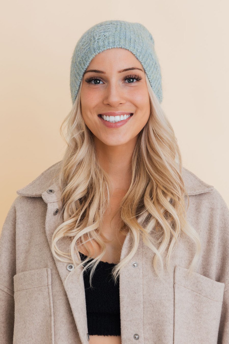 Rugged Edge Distressed Knit Beanie - NeoKira Unlimited