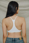 Seamless Lace Up Racerback Bralette Bralette Leto Collection   