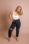 Seamless Padded Textured Brami Plus Size Brami Plus Leto Collection Ivory  