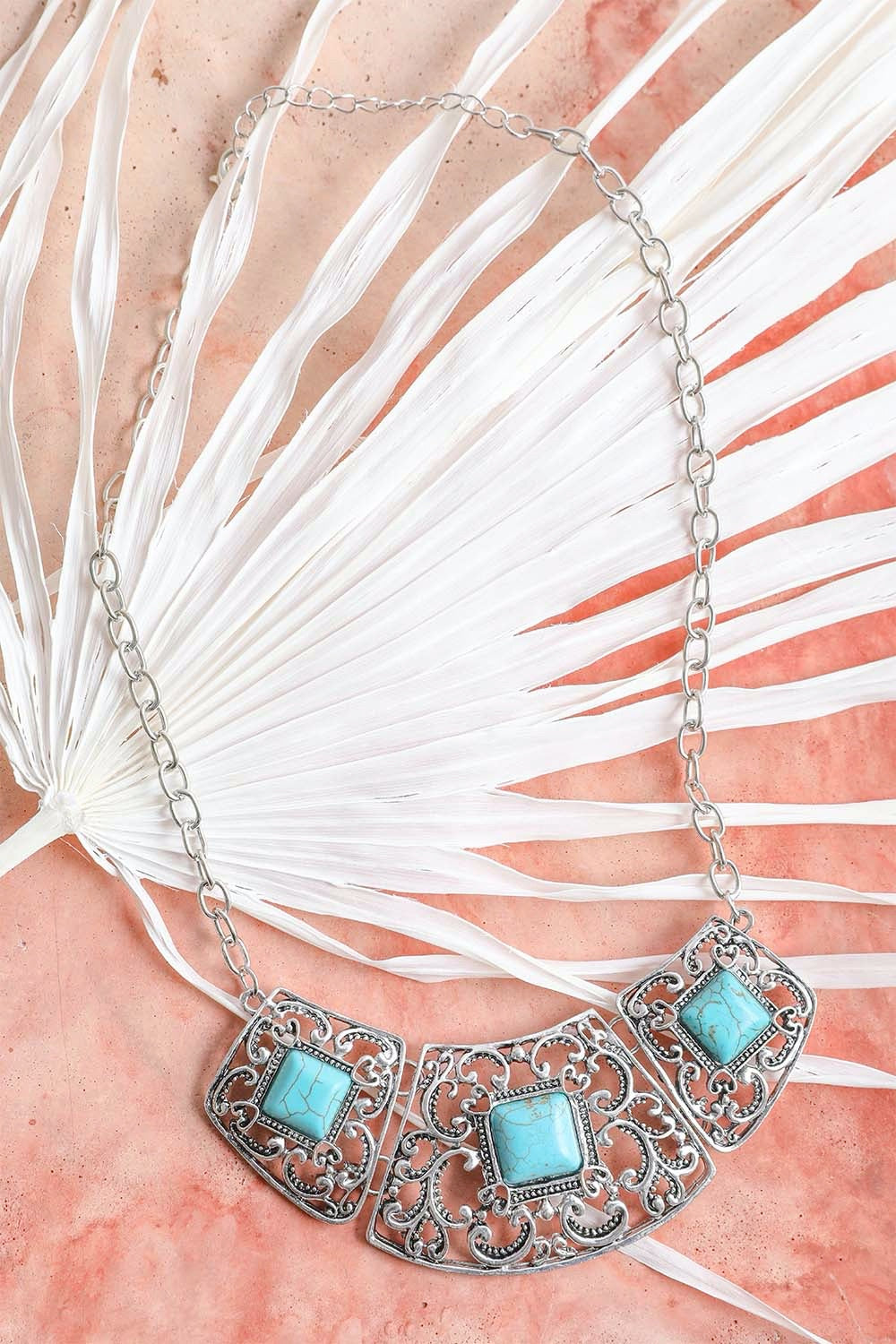 Turquoise Deco Necklace - NeoKira Unlimited