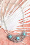 Turquoise Deco Necklace Necklaces Leto Collection   