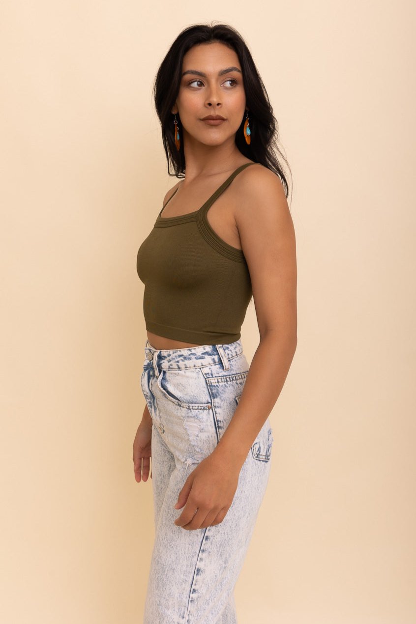 Sleek Comfort Seamless Brami Top - NeoKira Unlimited