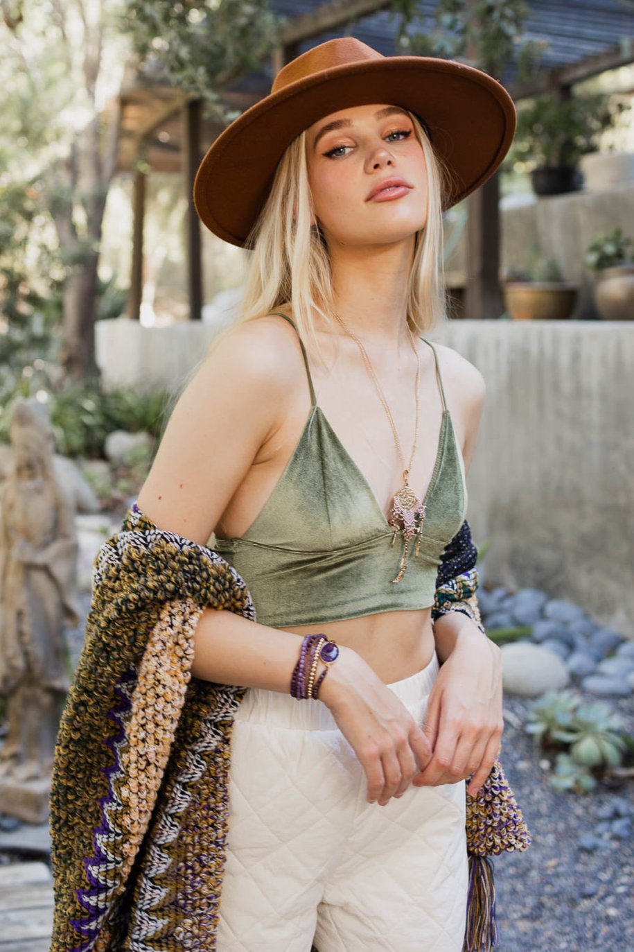 Sleek Velvet Longline Bralette - NeoKira Unlimited