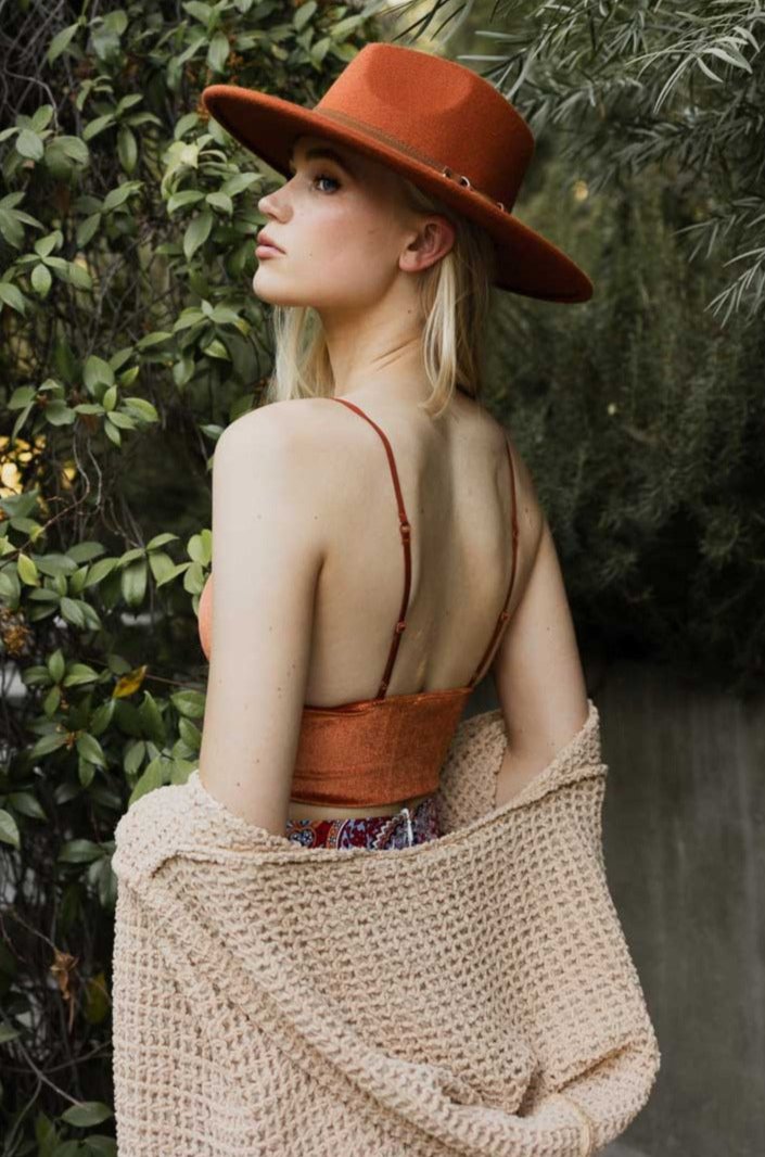 Sleek Velvet Longline Bralette - NeoKira Unlimited