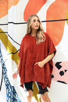 Modernized Hooded Poncho Ponchos Leto Collection   