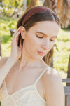 Solid Shade Woven Headband Headbands Leto Collection   