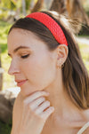 Solid Shade Woven Headband Headbands Leto Collection   