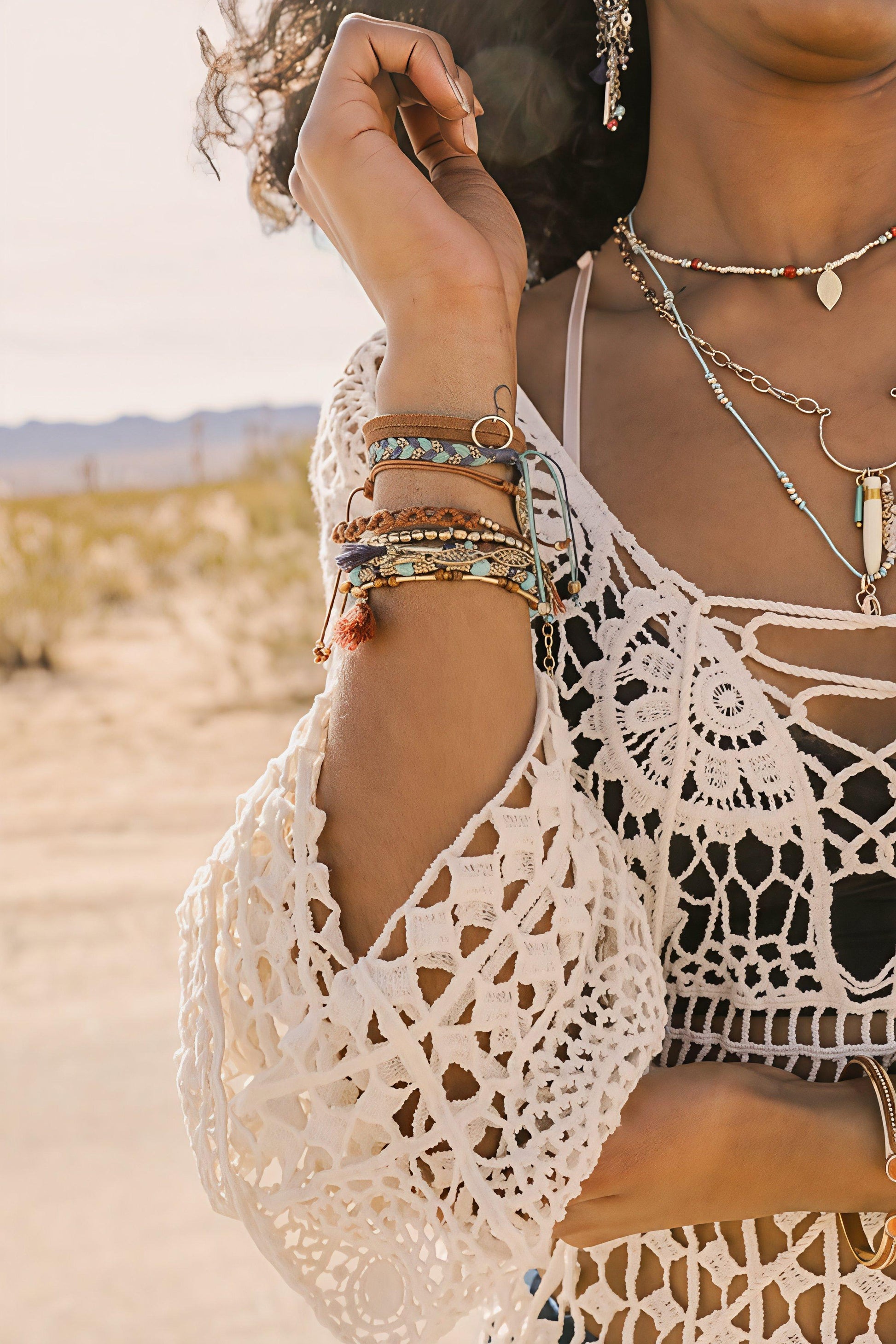 Beaded Suede Bracelet - NeoKira Unlimited