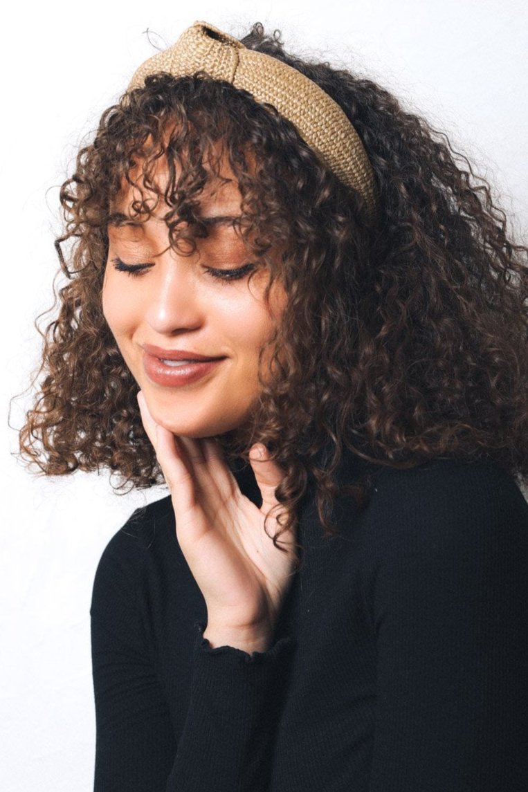 Straw Rattan Knotted Headband - NeoKira Unlimited