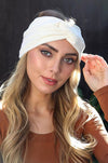 Twisted Velvet Headbands Headbands Leto Collection Ivory  