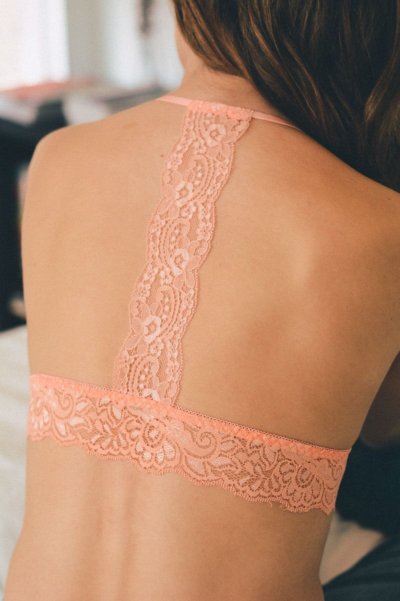 T Back Lace Bralette - NeoKira Unlimited