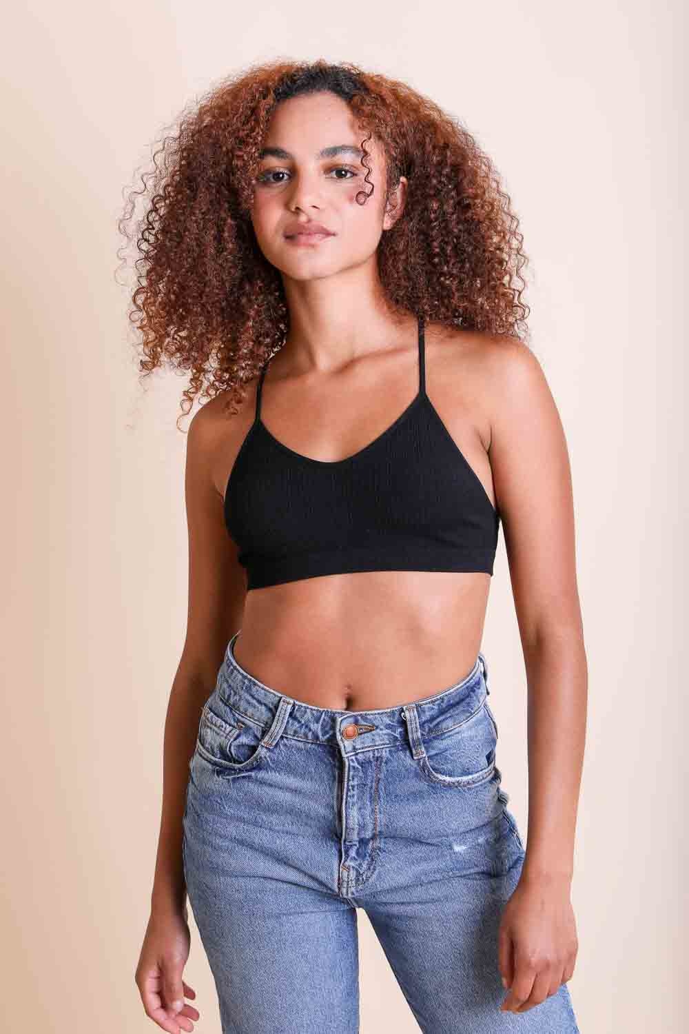 Tattoo Back Bralette – Embroidered Mesh Racerback Style - NeoKira Unlimited