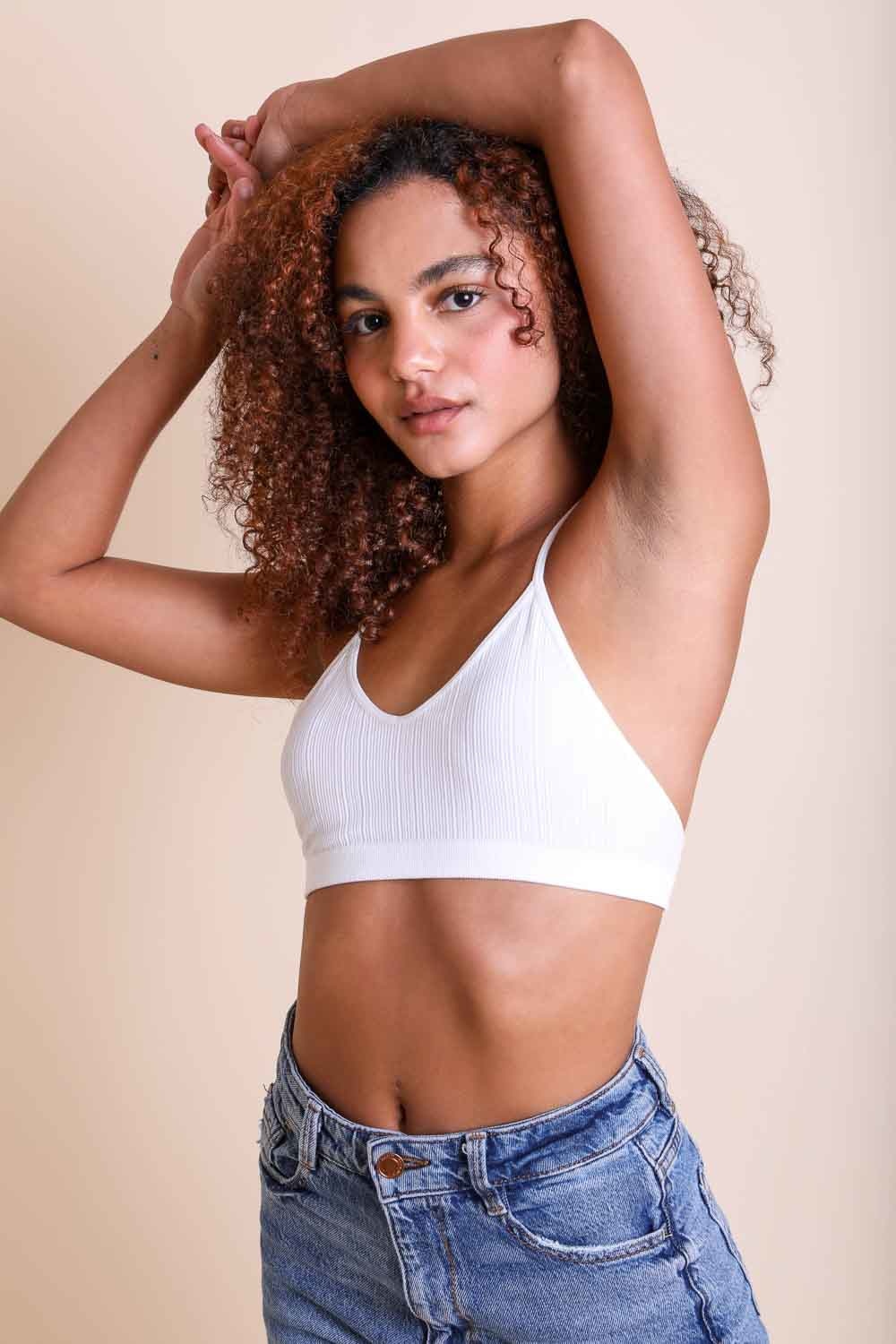 Tattoo Back Bralette – Embroidered Mesh Racerback Style - NeoKira Unlimited