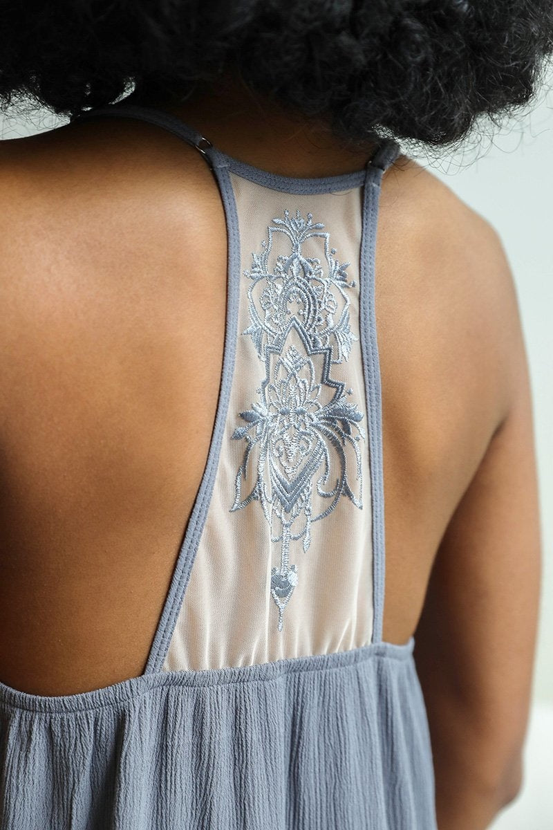 Tattoo Back Slip Dress - NeoKira Unlimited