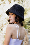 Teddy Suede Combo Reversible Bucket Hat Hats Leto Collection   