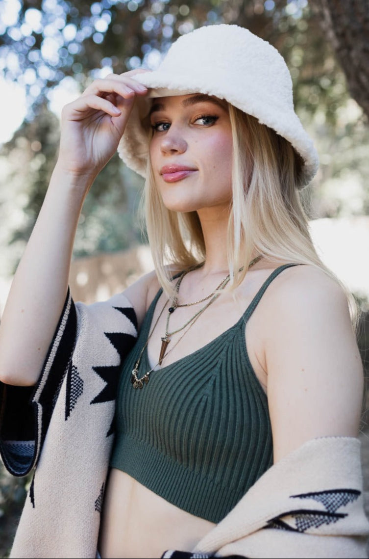 Teddy Suede Combo Reversible Bucket Hat - NeoKira Unlimited