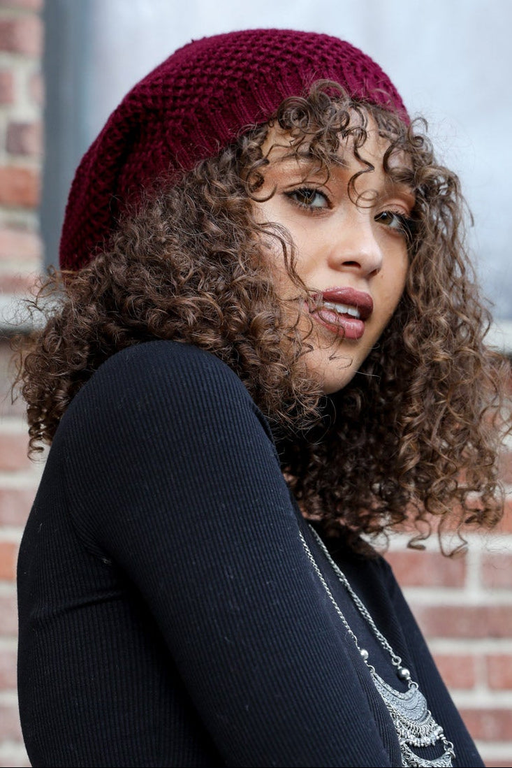 Textured Slouch Beanie - NeoKira Unlimited