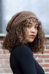 Textured Slouch Beanie Beanies Leto Collection   